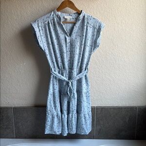 NWOT! Monteau Floral Blue Dress